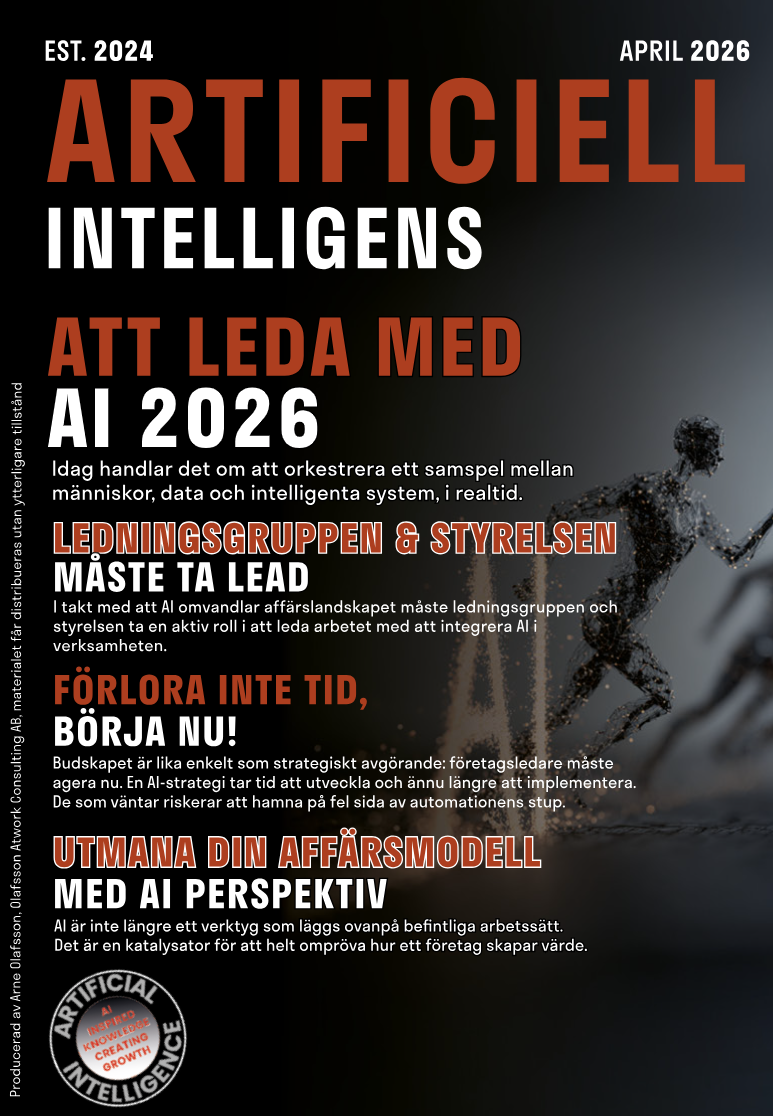 Omslag Magazinet Artificiell Intelligens - April 2026