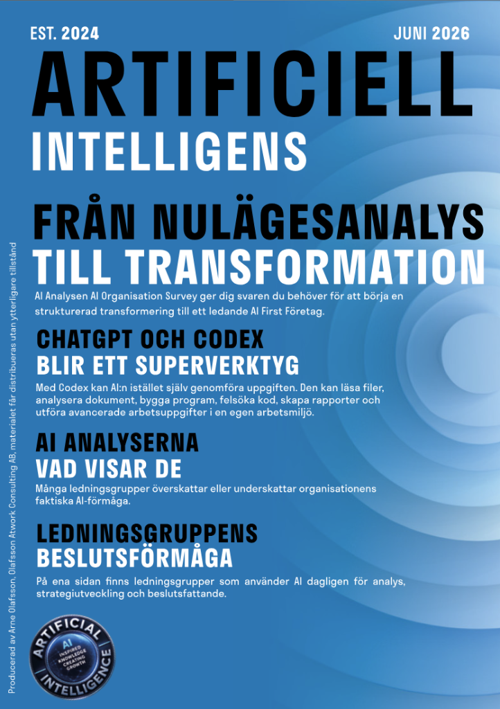 Omslag Magazinet Artificiell Intelligens - Juni 2026