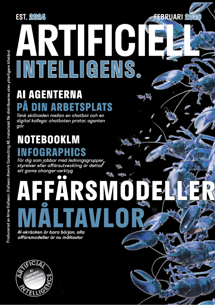 Magazinet Artificiell Intelligens - Omslag Februari 2026: Affärsmodellen i fokus