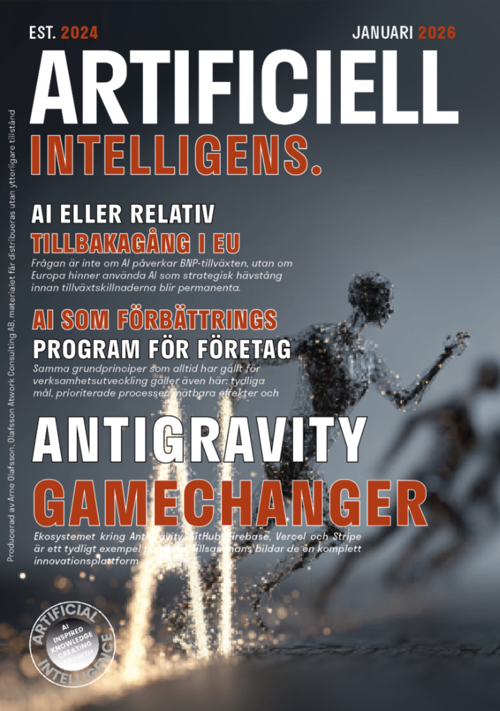 Magazinet Artificiell Intelligens - Omslag Januari 2026: AI-skiftet accelererar