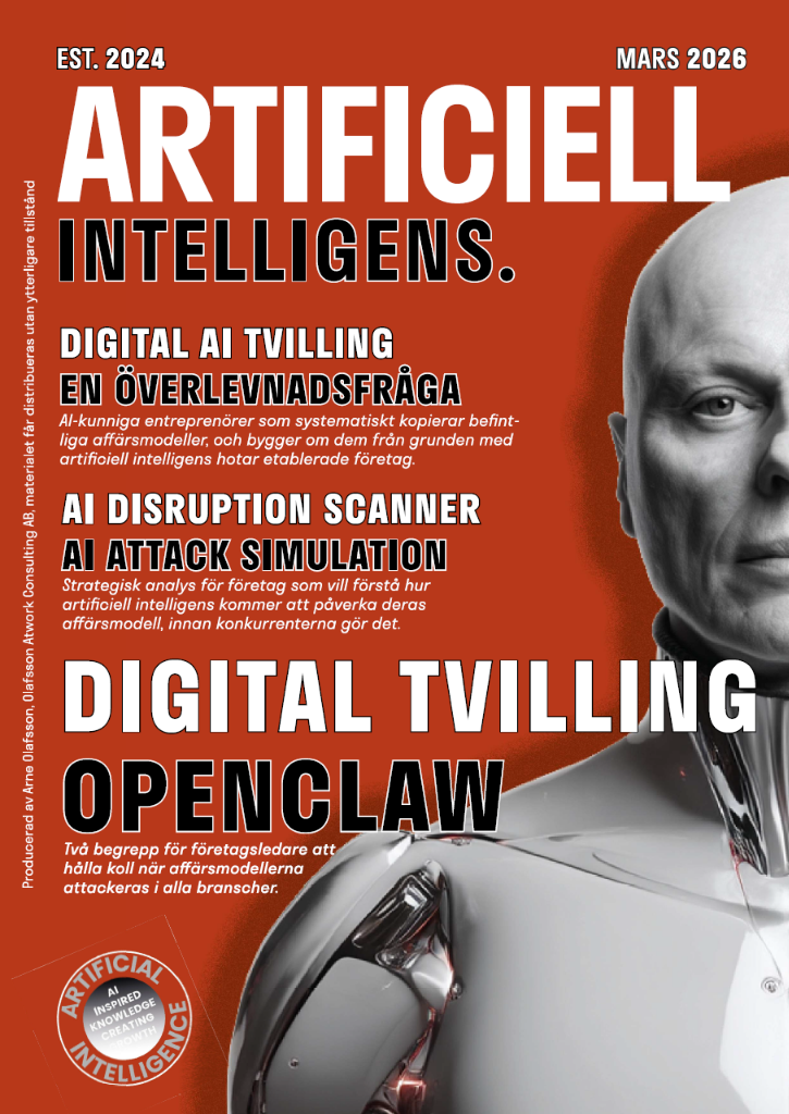 Magazinet Artificiell Intelligens - Omslag Mars 2026: Digital Tvilling